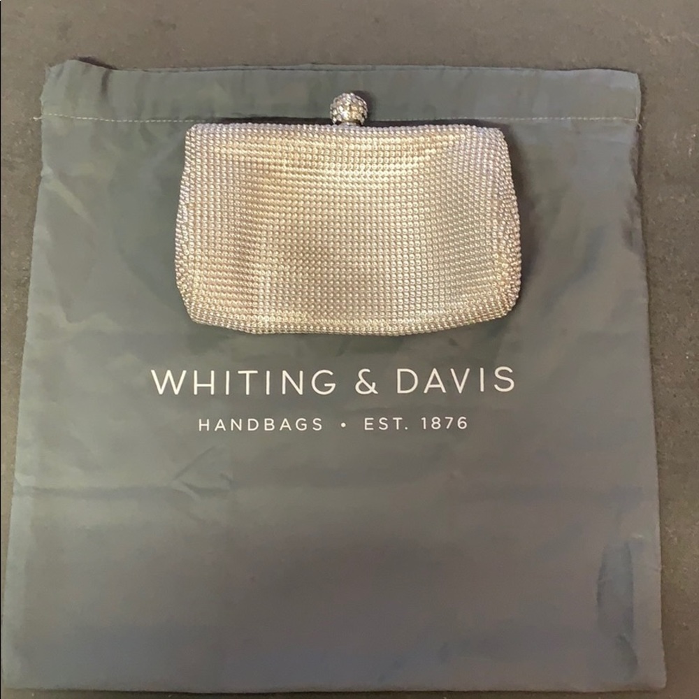 Whiting & Davis Silver Evening Bag